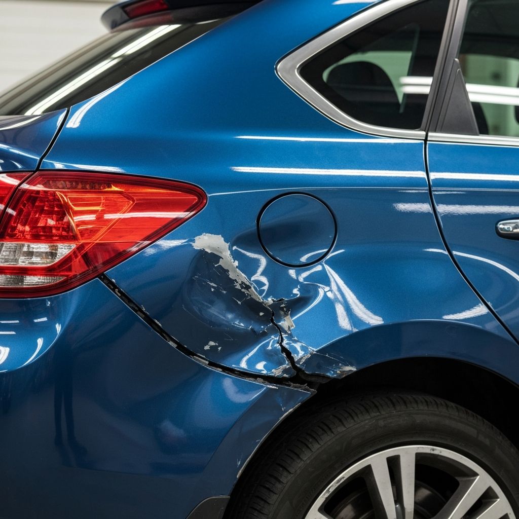 Rear Quarter Panel before